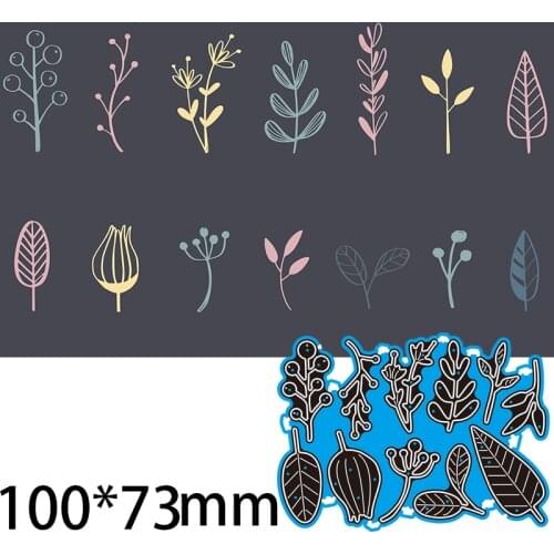Metal Cutting Dies Creative Leaves New Scrapbook Decoration Template Embossing DIY Paper Card Craft 100*73 mm