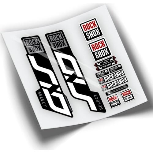 STICKERS FORK BICYCLE ROCKSHOX SID SELECT 2020 BICOLOR WP361