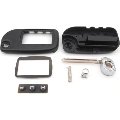 New case for Starline A9 A8 A6 uncut blade fob case cover A9 FOB alarm switchblade key + A9 A6 A8 Glass free shipping