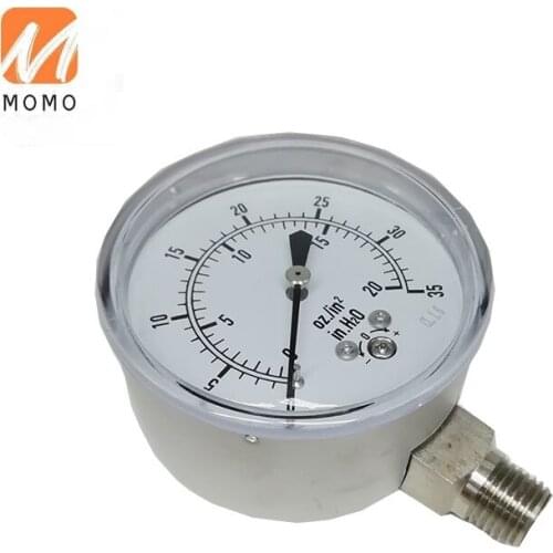 PGE20-2.5 Manometer Industry Stainless steel negative pressure mbar gauge digital pressure gauge