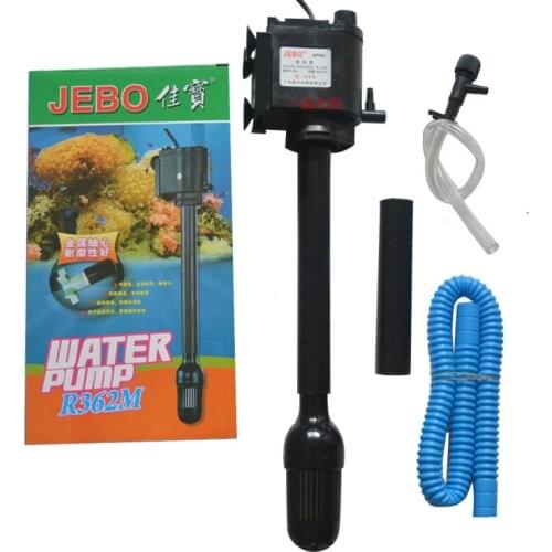 JEBO Fish tank submersible pump three in one AP362 R362M small size small filter aquarium liquid filter fish tank water pump