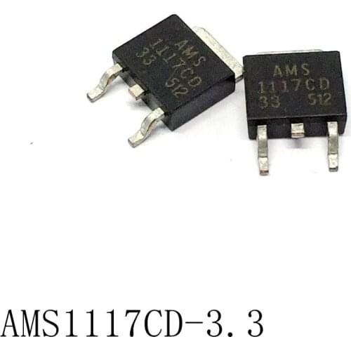 Power buck chip AMS1117CD-3.3 TO-252 1A/3.3V 10pcs/lots new in stock