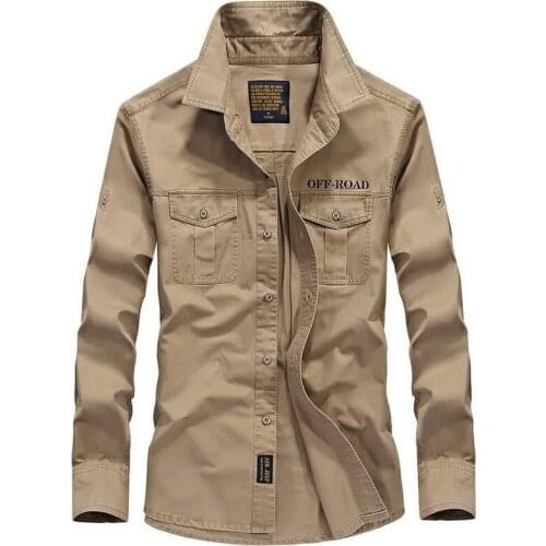 Mens Shirts Breathable 2020 Fall Warm Business Men Long Sleeve Shirt 100% Pure Cotton Sports Hiking Shirts 7XL