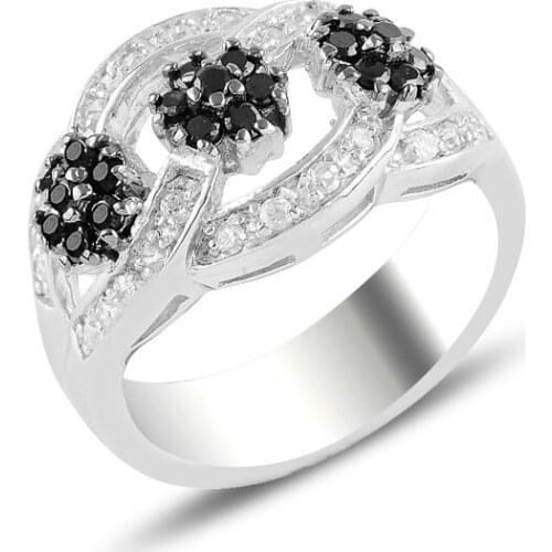 Silver 925 Sterling Zircon Stone Ring