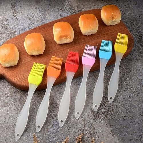 Barbecue Silicone Oil Brush Grill Tool Pastry Cookie Kitchen Cook Brush with Handle Baking BBQ Tools for BBQ Kitchen Accessories