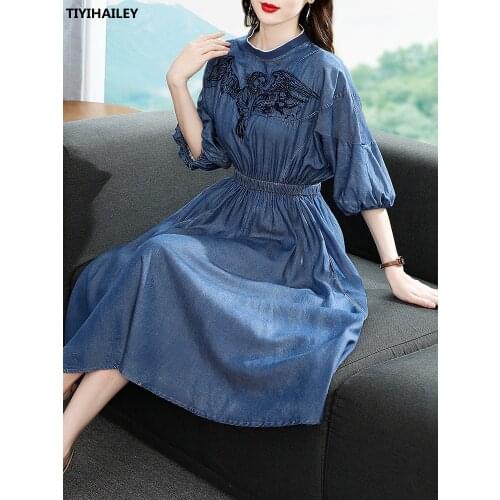 TIYIHAILEY Summer Dresses With Sleeves