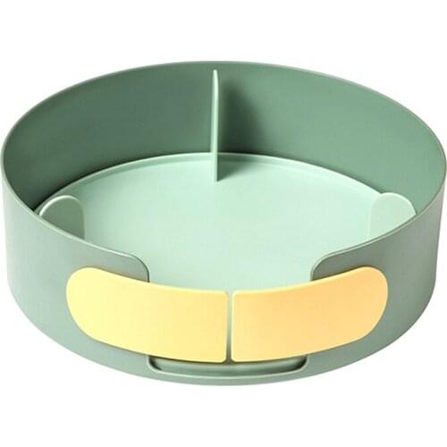 Lazy Susan Turntable,360 Rotating Cabinet Organizer for Pantry, Plastic Spice Rack Organizer for Cabinet