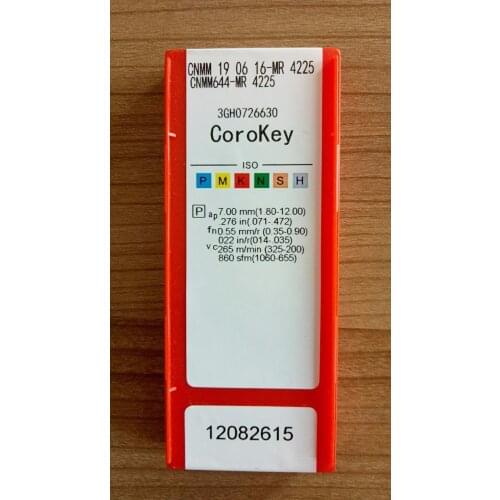10PCS CARBIDE INSERT CNMM190616-MR4225