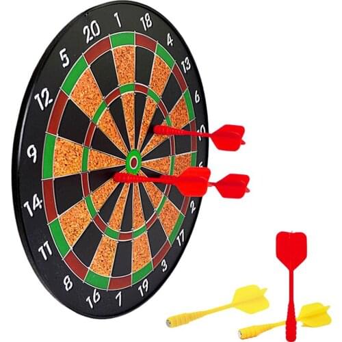 12 Inches Magnetic Dart Board Set Dartboard Darts Board Indoor Shooting Game Double Sided Target Darts Flights Set For Kids