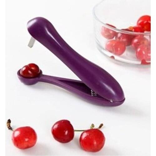 2PCS Stainless Steel Cherry Pitter Fruit Core Seed Remover Tools Cherries Corer Fruit Tool Gadgets Kitchen Accessories
