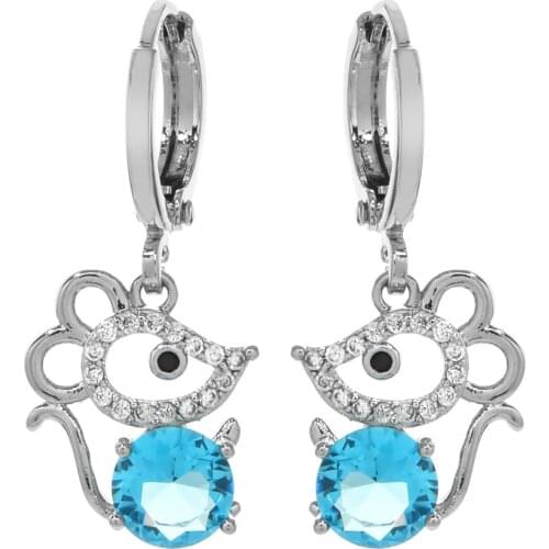 2020 new fashion temperament small bee zircon ear hook female/girl sweet romantic wedding party jewelry earrings ER-437