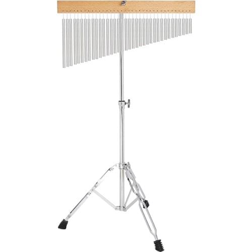 36 Tone Wind Chimes 36 Bars Single-Row Chime Percussion Instrument Musical Chime Children Toy With Tripod Stand Wind Chime Stick
