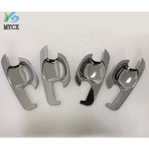 4pcs For Toyota Hilux Accessories ABS Chrome Design Door Handle Insert Bowl For Toyota Hilux Vigo 2005- 2013 2014 Hilux Parts