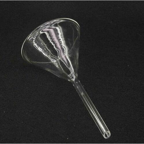80mm Miniature Lab Glass Funnel Borosilicate Glassware Triangle Funnel