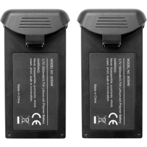 2PCS/Lot 3.7V 1000mAh Battery For HS110D Aerial Photography RC Quadcopter Spare Parts Accessories