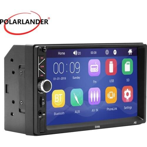 High-Definition Bluetooth U Disk Subwoofer MP5 Player RCA Audio Output Mobile Phone Interconnection Power Amplifier 7-inch