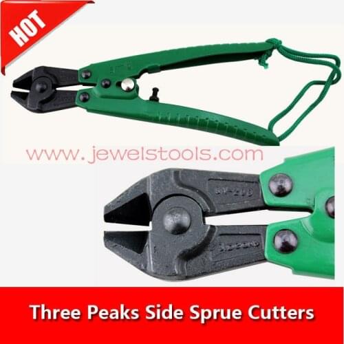 Three Peaks Side Sprue Cutters,Jewelry Making Japan Cutters,stainless steel Repair Tools,230mm long
