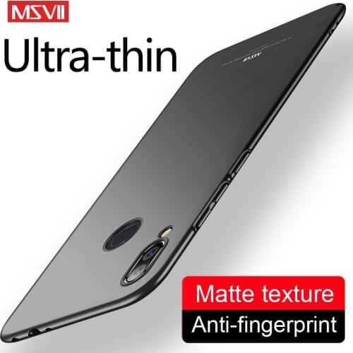 Redmi Note 7 Case MSVII Matte Cover For Xiaomi Redmi Note 7 8 Pro Case Xiomi Note7 Global PC Cover For Xiaomi Note 8 7 Pro Cases