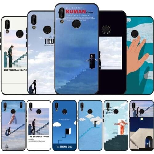 Truman show black soft Phone Case for huawei P40 P30 P20 P10 Pro lite P9 Lite nova 4E 6SE Psmart 2019 Y6 9 Prime