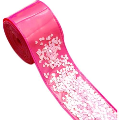 David accessories 1.5''38mm 5yards/roll Fill in PVC Ribbon (Without Sequins) For Decoration,DIY HairBow Bag Material,5Yc6624