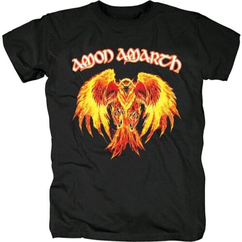 4 designs 3D Phoenix Amon Amarth Rock men women Skull shirt fitness Punk Hardrock Heavy Metal Harajuku Viking warrior tee