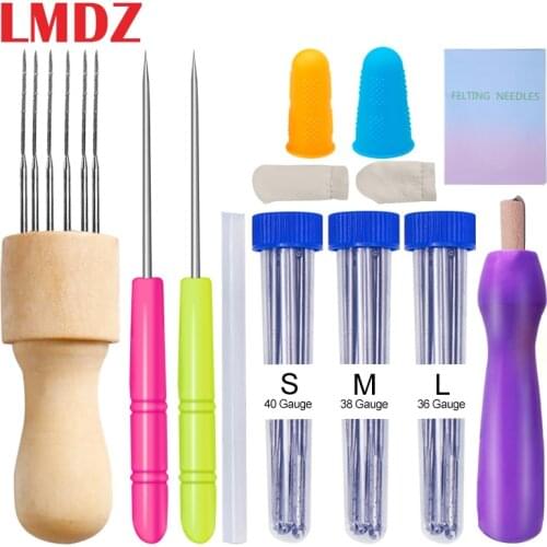 LMDZ Felting Needles Felting Tools Needle Felting Tools DIY Craft Felt Tools Wool Felt Needles DIY Supplies Felting Instruction