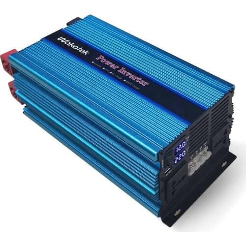 Wakatek 4000W Pure Sine Wave Inverter 4000W 8000VA 12V 24V 60V 72V Solar Inverter
