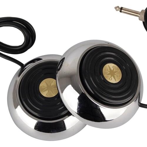 Round Foot Pedal Switch Controller Stainless Steel Tattoo Machine Foot Pedal For Tattoo Power Supply Machine Gun