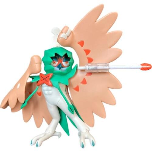 TOMY Pokemon Dolls Decidueye Dartrix Rowlet Model Toys Big Anime Action Figure Pocket Monsters Dolls Toys Collections Gift New