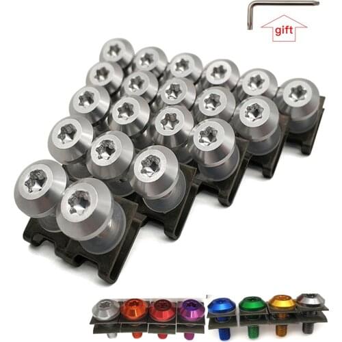 For BMW F650GS F700GS f 650 700 gs f650 f700gs Motorcycle Fairing Aluminu hexagon socket Screws Clips Body Spring Bolt Kit