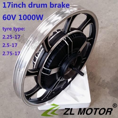 E-bike hub motor 17inch motorcycle wheel 60V72v 1000W/ e-scooter brushless hub motor fit for 2.5-17 tyre G-M370