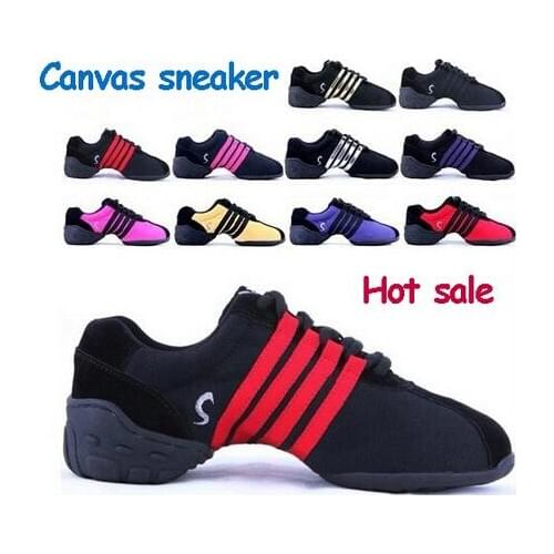 New 2017 Striped Wedge Platform High Heel Fitness Dance Jazz Hip Hop Sneakers Men Kids Sneakers For Women Brand