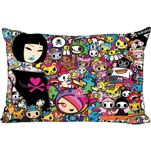 New Tokidoki Pillowcase 45x35cm(One Side)Rectangle Zipper Pillow Case Bright Print Throw Wedding Decorative Pillowcase Cover