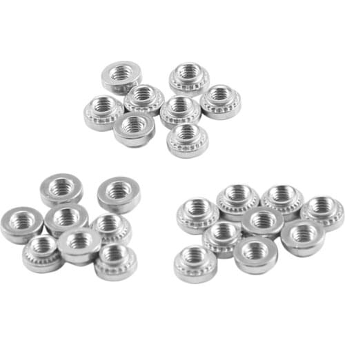 M3 Stainless Steel Self Clinching Rivet Nut Fastener 25pcs