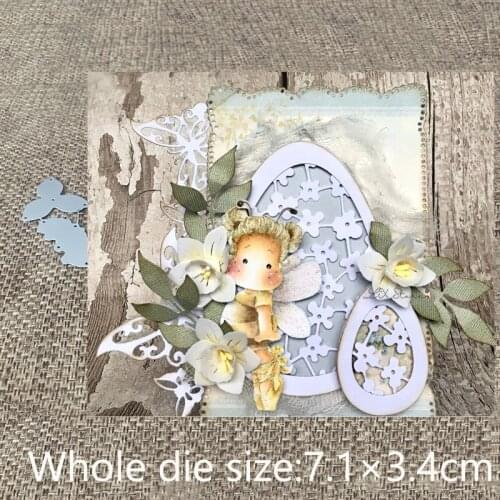 XLDesign Craft Metal Cutting Dies stencil mold 2pcs flowers decoration scrapbook Album Paper Card Craft Embossing die cuts