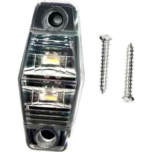 10Pcs Car LED Side Marker Light Waterproof Truck Trailer Turn Signal Warning Lamp