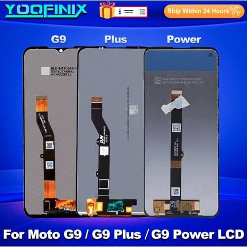 100% Original For Motorola Moto G9 Display LCD Touch Screen Digitizer Display Replacement Parts For Moto G9 Power G9 Plus LCD
