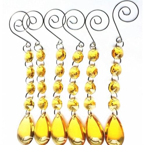 20PCS/lot Nice 170mm Garland Strands Glass Crystal Cake accessories, Crystal Wedding Party Decoration, Christmas Tree Decoration