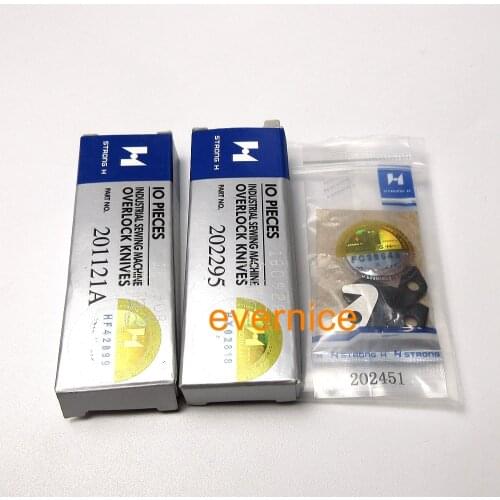 3 Knife Upper + Lower + Chain Cutter For Pegasus M700 4 Thread Overlock Sewing Machine