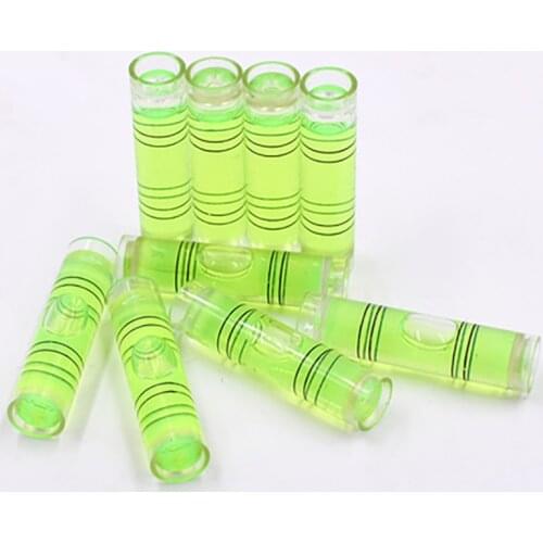5PCS A type Mini Circular Spirit Level Bubble Set Precision Scope Bubble Level Square Level Green Round Bullseye Measuring Kit