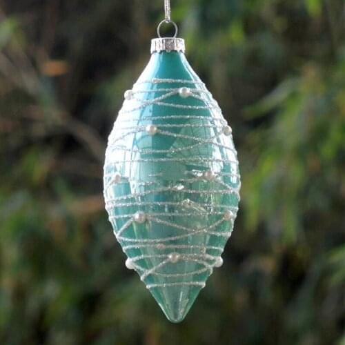 Big Packing Glass Pendants Hand painting Craft Glass Globe Christmas Tree Ornaments Christmas Day Decorative Hanging Globe Olive
