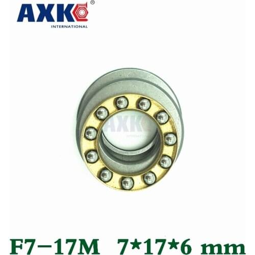 Axk 10pcs Axk Free Shipping Axial Ball Thrust Bearings F7-17m 7*17*6 Mm Plane Thrust Ball Bearing Abec5 7x17x6mm