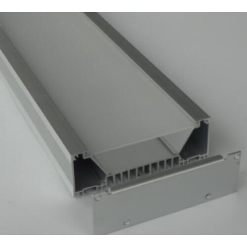 Free Shipping Good anodized led pendant light housing for LED suspension linear office light 1.8m/pcs