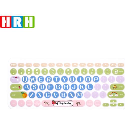 HRH Stylish Colors Keyboard Covers lqptop Skin Protector Protective For Logitech K380 keyboard cover