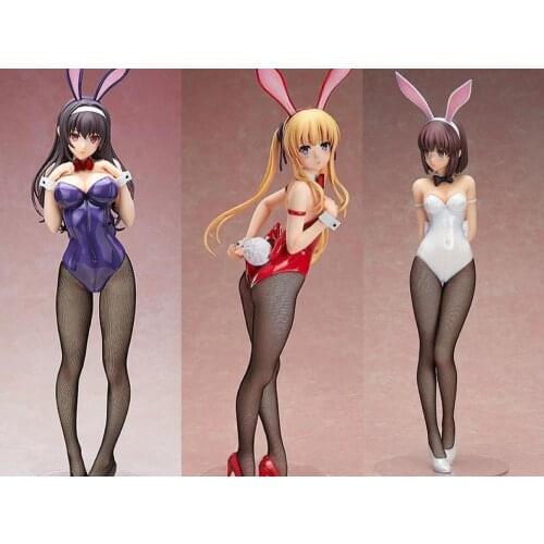 Saenai Heroine No Sodatekata series Eriri Spencer Sawamura bunny sexy girl 1/4 Model PVC for Adult Anime Action Figure Toys