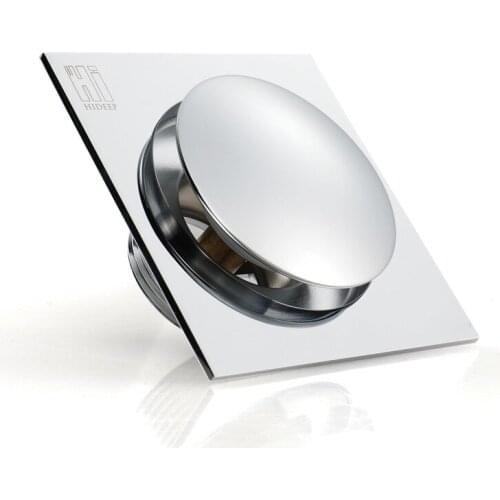 HIDEEP all-copper floor drain bathroom bug-proof, anti-return water bounce and odor-proof floor drain