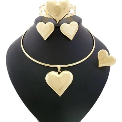 Yulaili Classic Simple Round Jewellery Set Design and Fashionable and Exquisite Ladies Dating and Party Jewelry Sets Wholesale