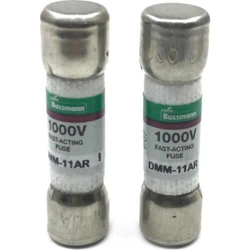 2Pcs New original BUSSMANN Ceramic Fuse DMM-11AR 11A 20kA 1000V 10*38mm multimeter special fuse