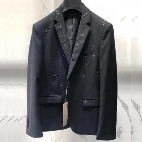 Fashion 2020 Autumn Winter Italy Latest Designer Slim Fit Business Casual Men Suits 2 Piece Sets Blazer And Pants Brand Clothing