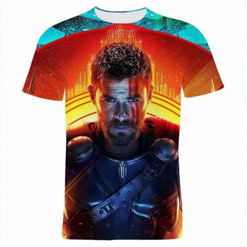 Marvel Hero Thor 3D Printed Mens Clothing Summer Fashion Streetwear Women Oversize T Shirt Vintage Children T-shirts